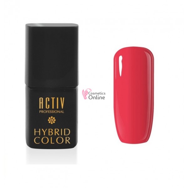 Oja Semipermanenta Activ Hibrid Color UV 15ml Cod 02 Hot Pink, art ACP